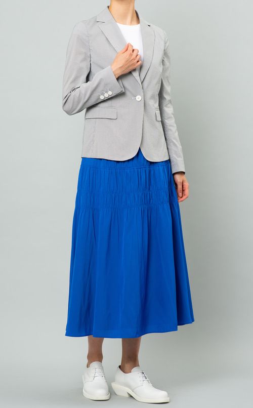 シャーリングミディスカート