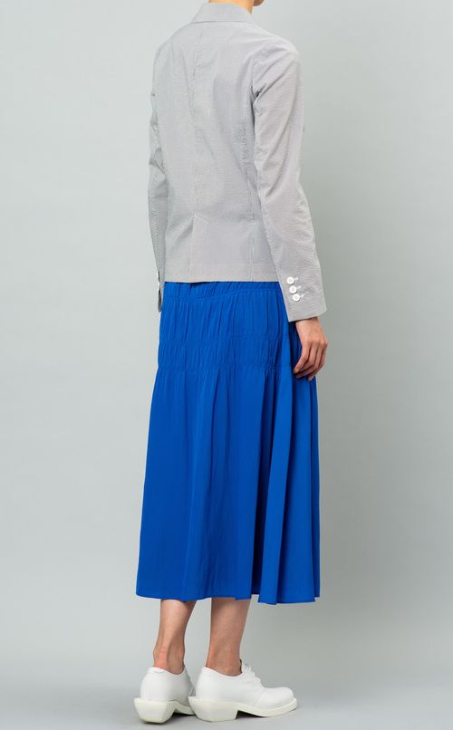 シャーリングミディスカート