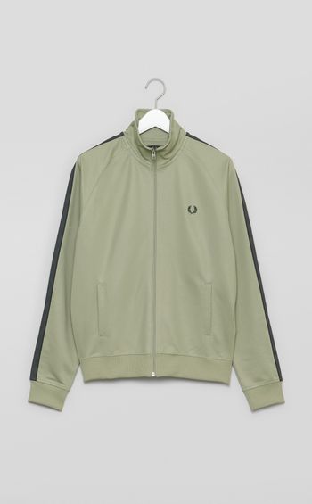 コントラストテープトラックジャケット