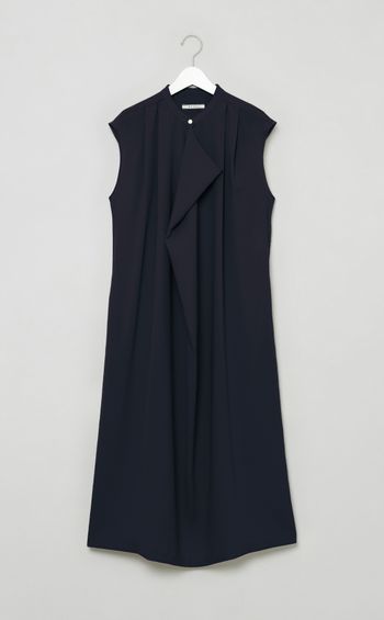 バンドカラードレープワンピース