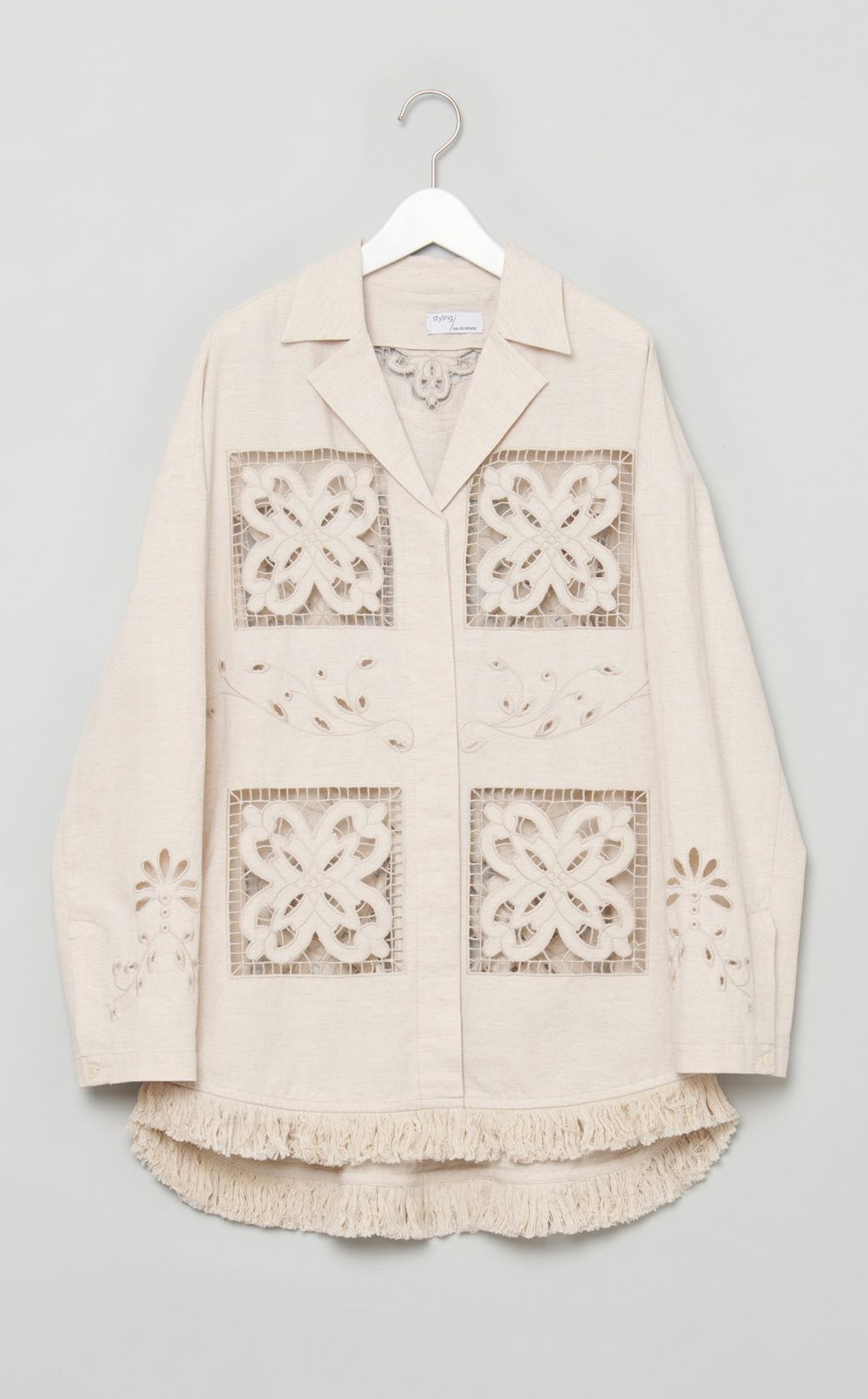 エンブロイダリーシャツジャケット