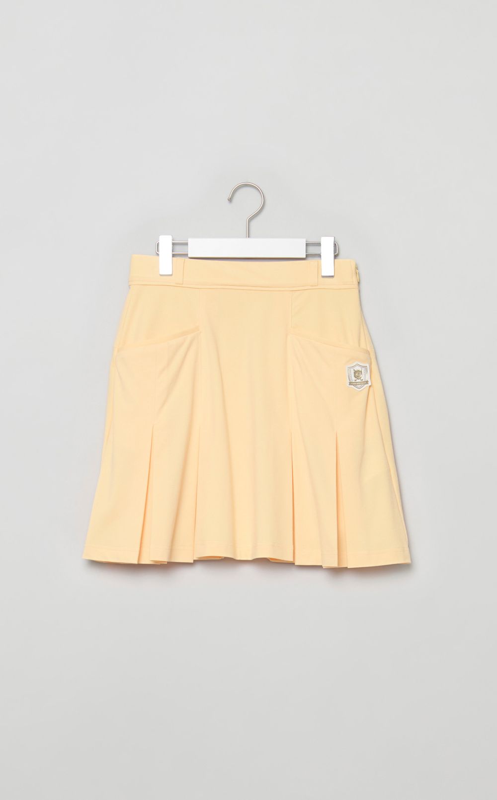 【手洗い可】タックデザインミニスカート