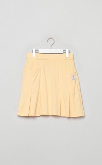 【手洗い可】タックデザインミニスカート