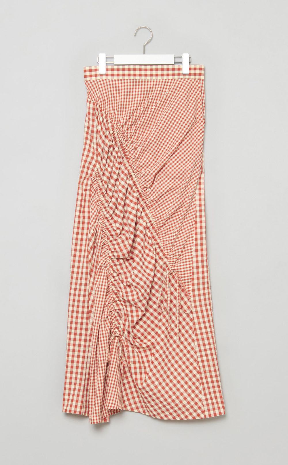 ドローストリングロングスカート