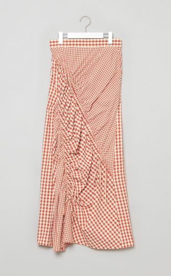 ドローストリングロングスカート