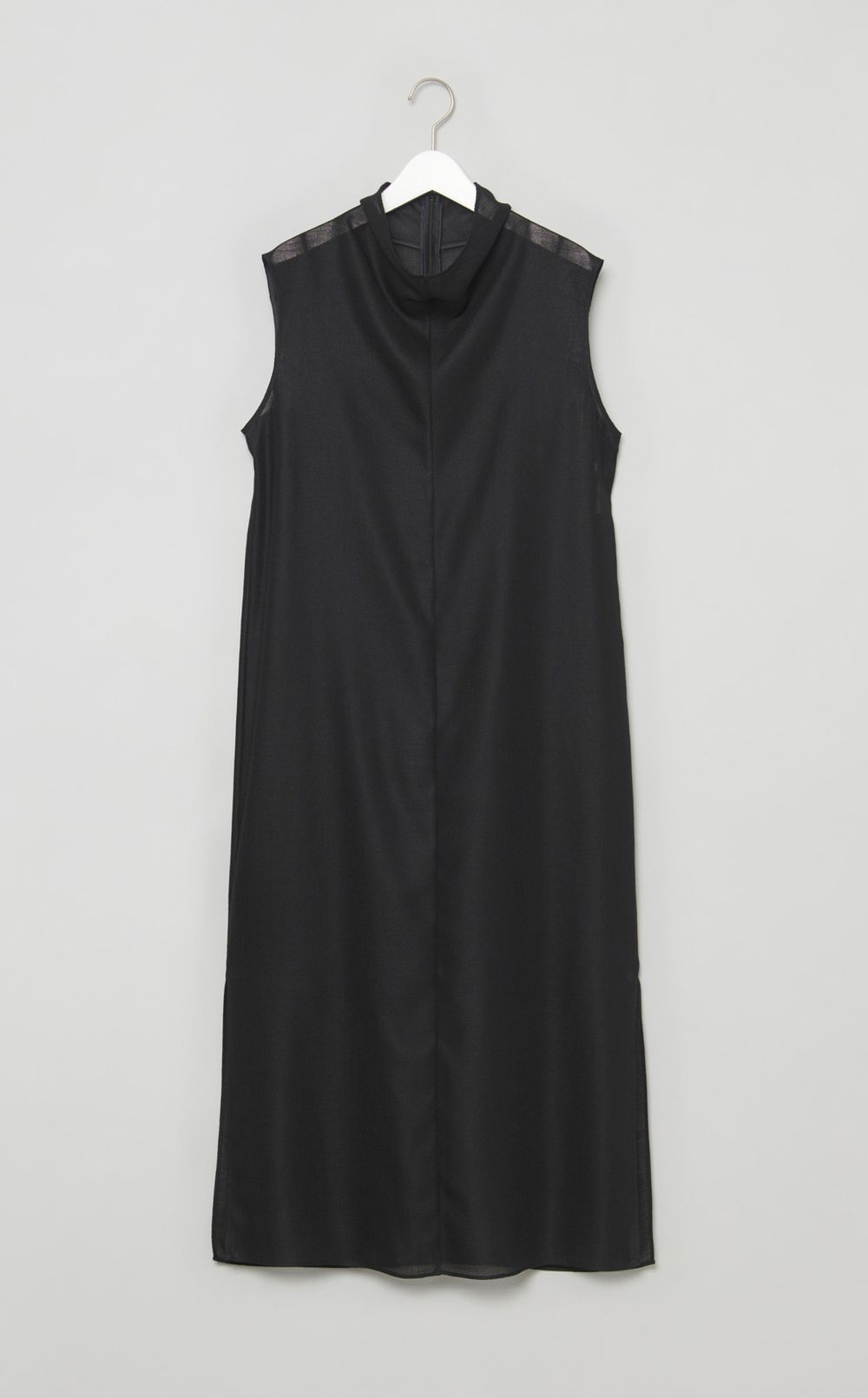 ハイネックIラインワンピース