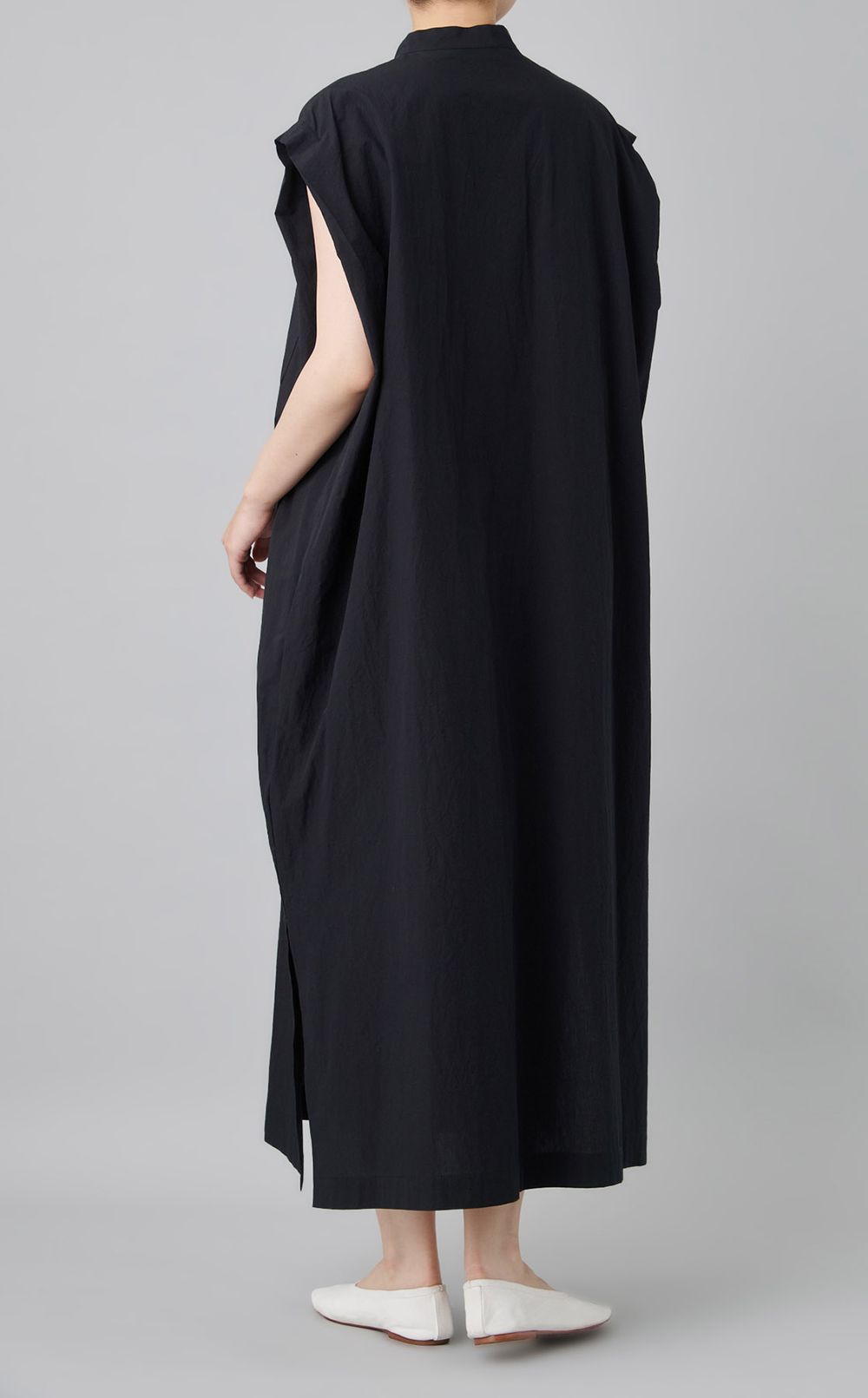 コットンオーバーサイズシャツワンピース