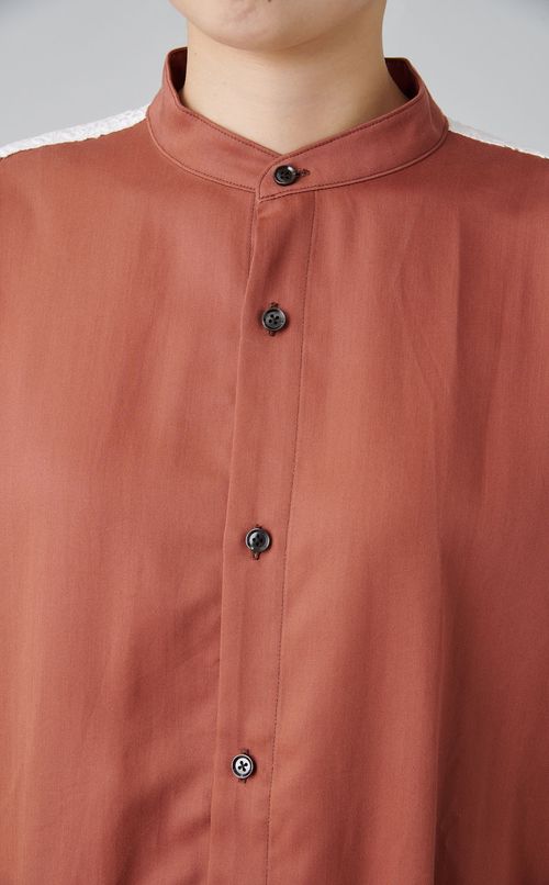 【reADdress】リメイクスタンドカラーシャツ