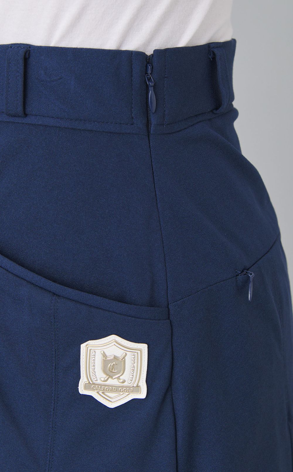 【手洗い可】タックデザインミニスカート