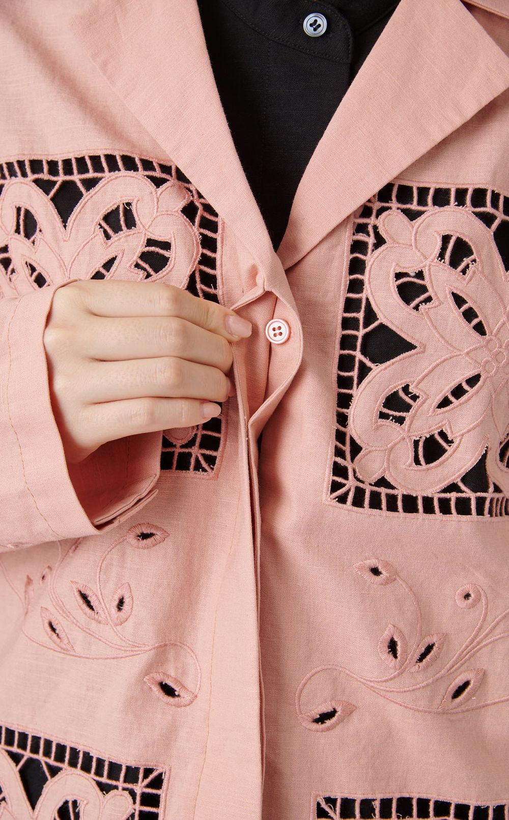エンブロイダリーシャツジャケット