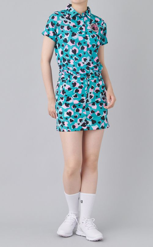 【手洗い可】アニマルプリントポロシャツ