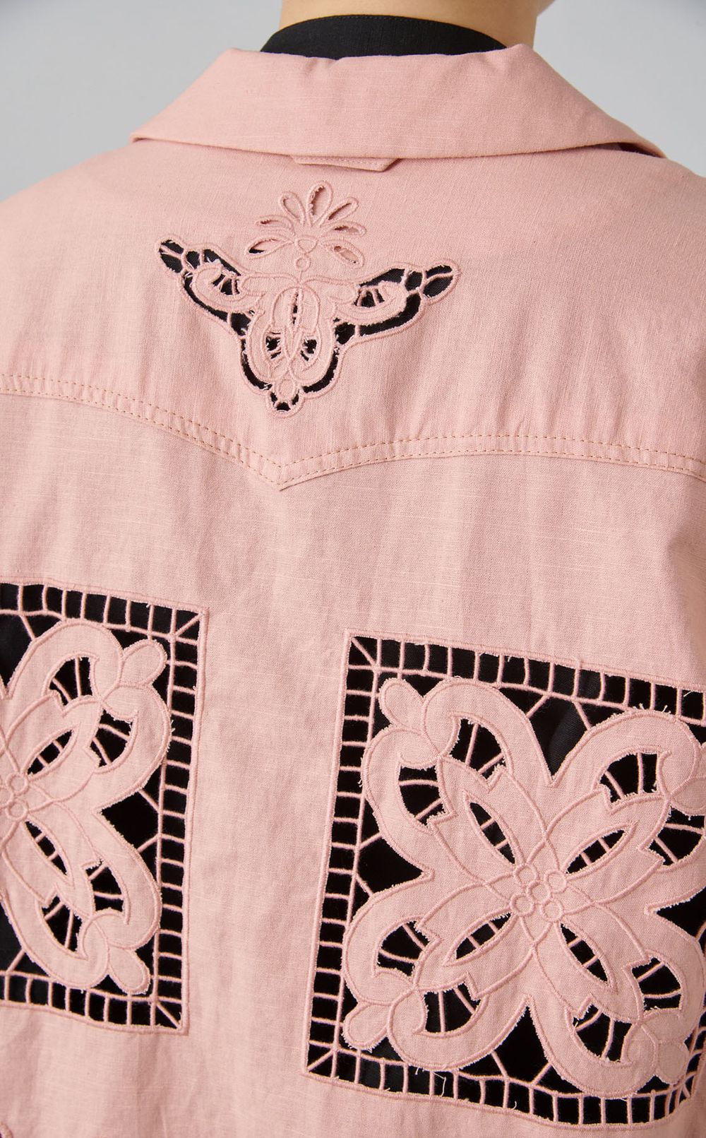 エンブロイダリーシャツジャケット