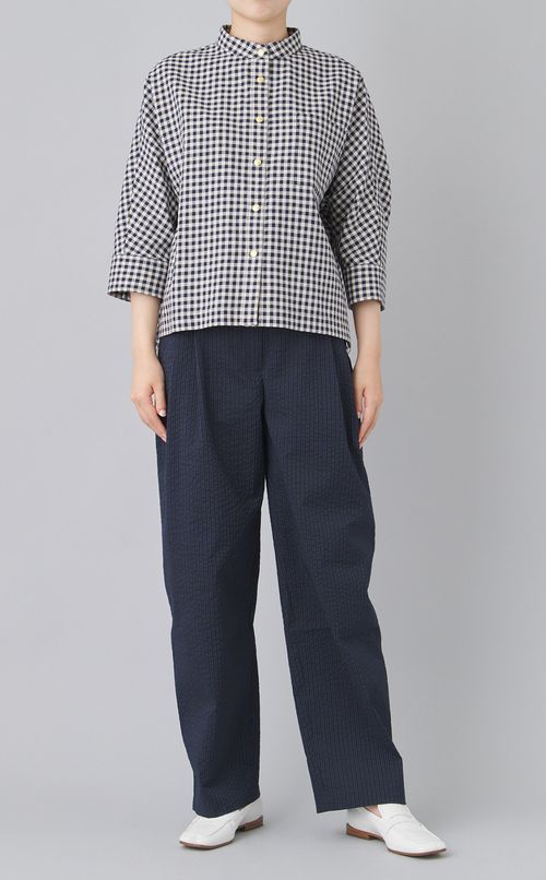 コットンツイルチェックシャツジャケット