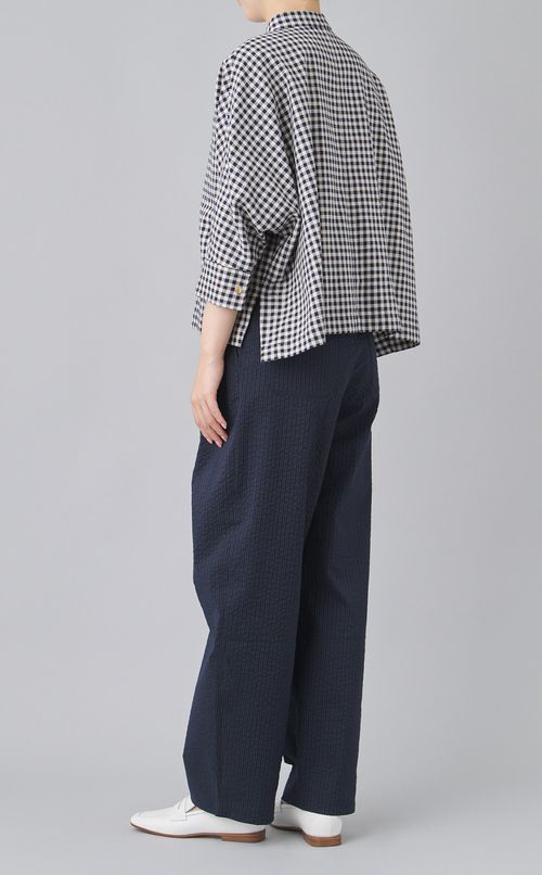 コットンツイルチェックシャツジャケット