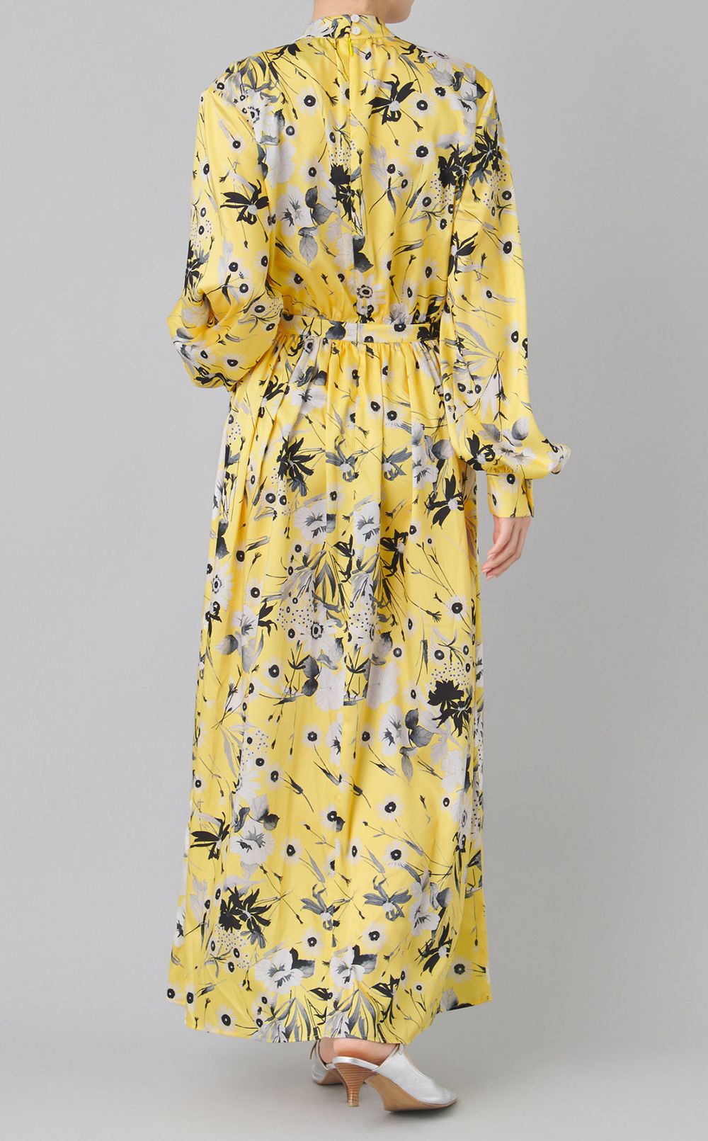 フラワープリントボウタイワンピース