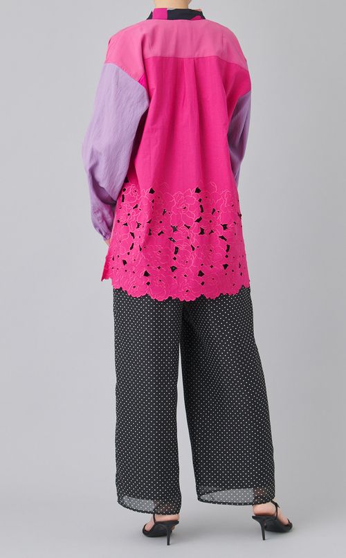 【reADdress】リメイクスタンドカラーシャツ