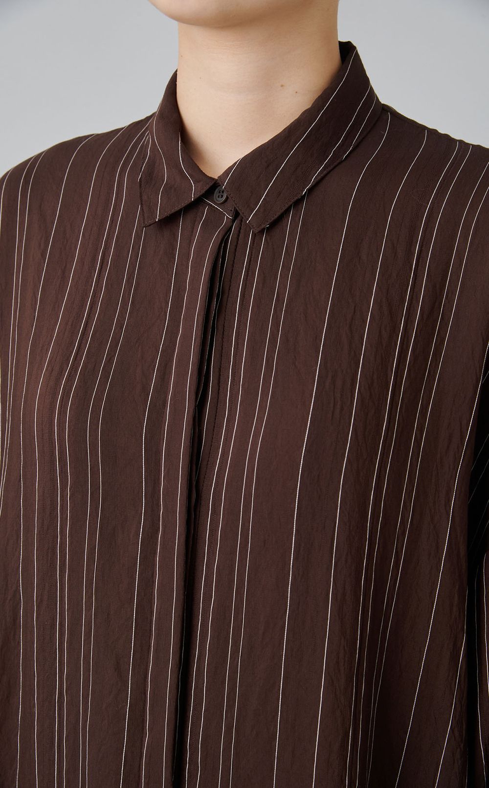 ジャガードシャツワンピース