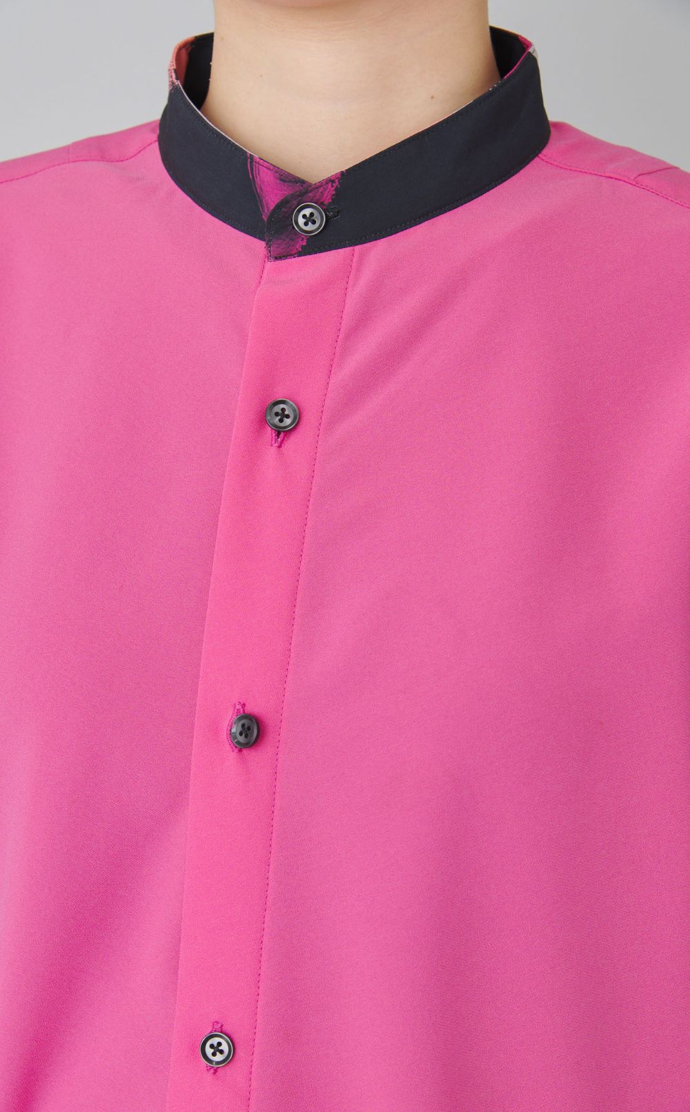 【reADdress】リメイクスタンドカラーシャツ