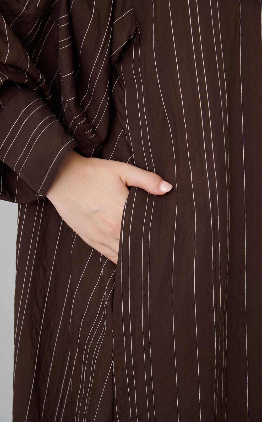 ジャガードシャツワンピース