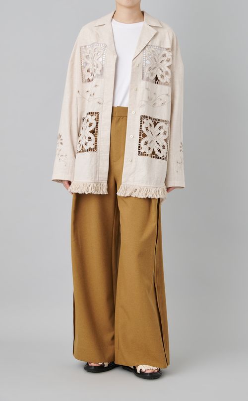 エンブロイダリーシャツジャケット