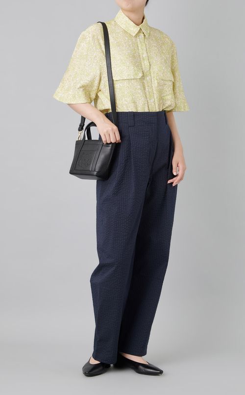 フォックスミニレザートート