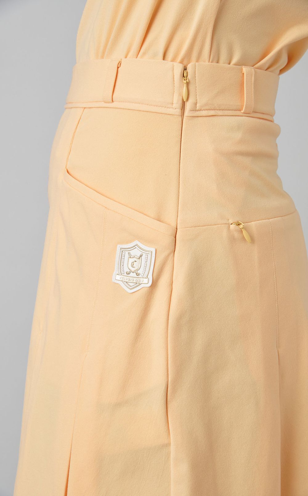 【手洗い可】タックデザインミニスカート