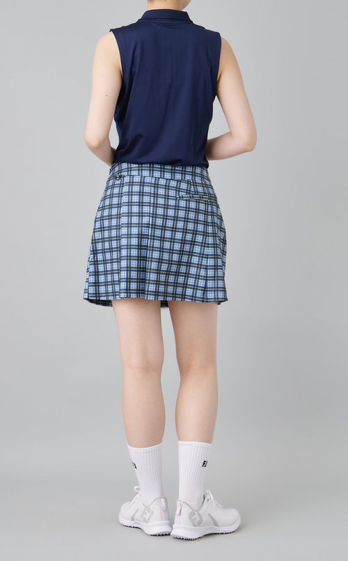 【手洗い可】チェックゴルフスカート