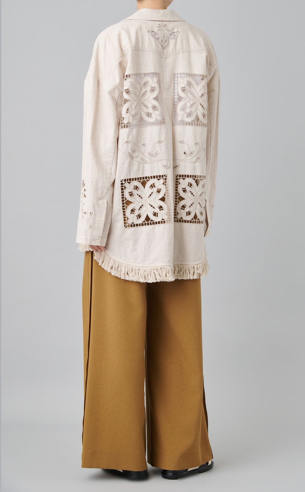 エンブロイダリーシャツジャケット