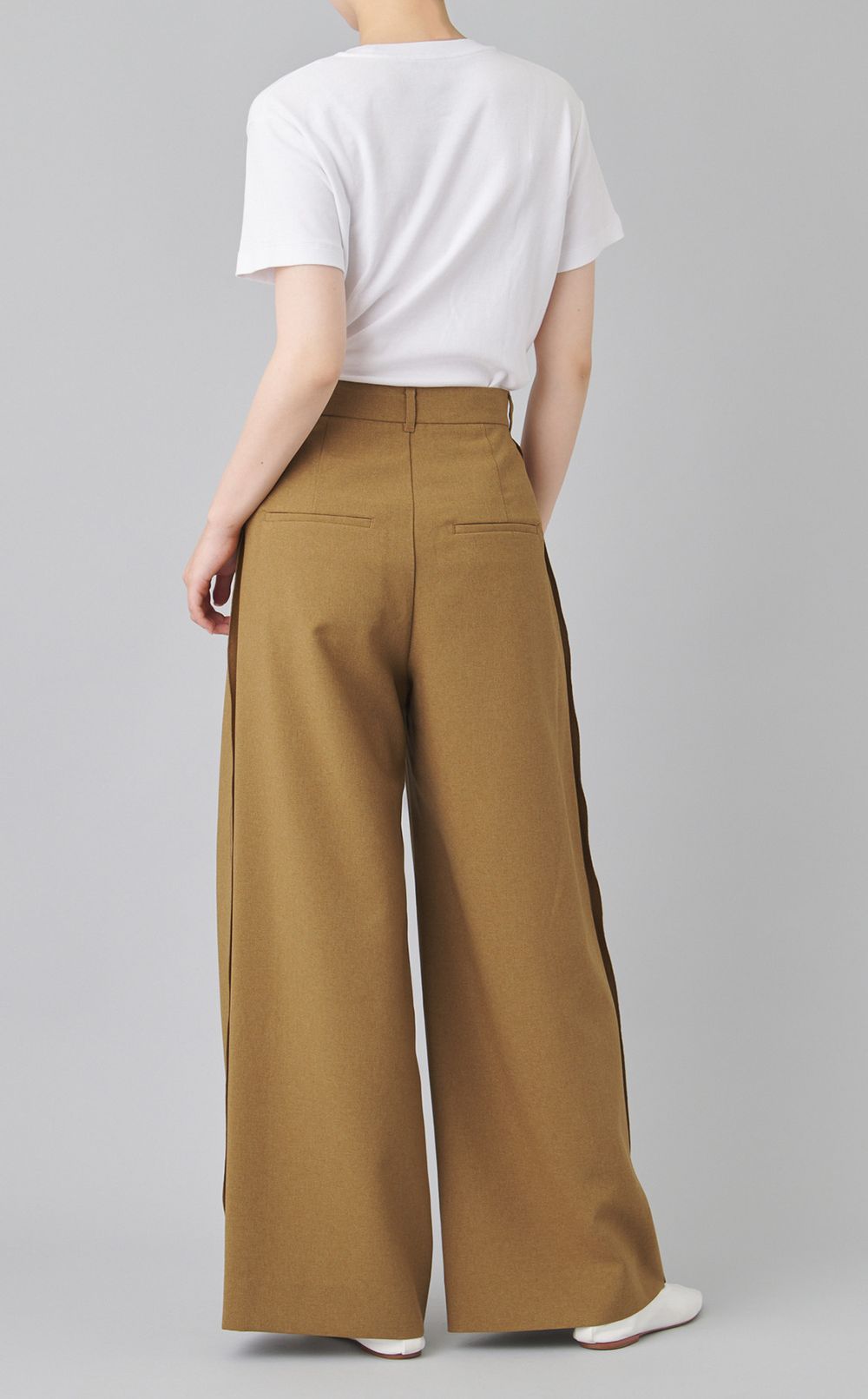 サイドラインワイドスラックス