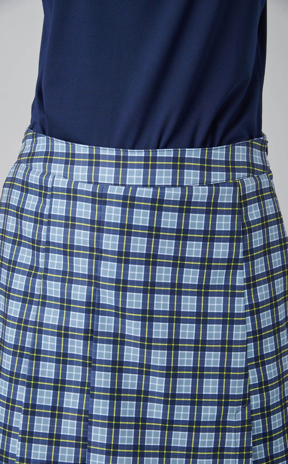 【手洗い可】チェックゴルフスカート