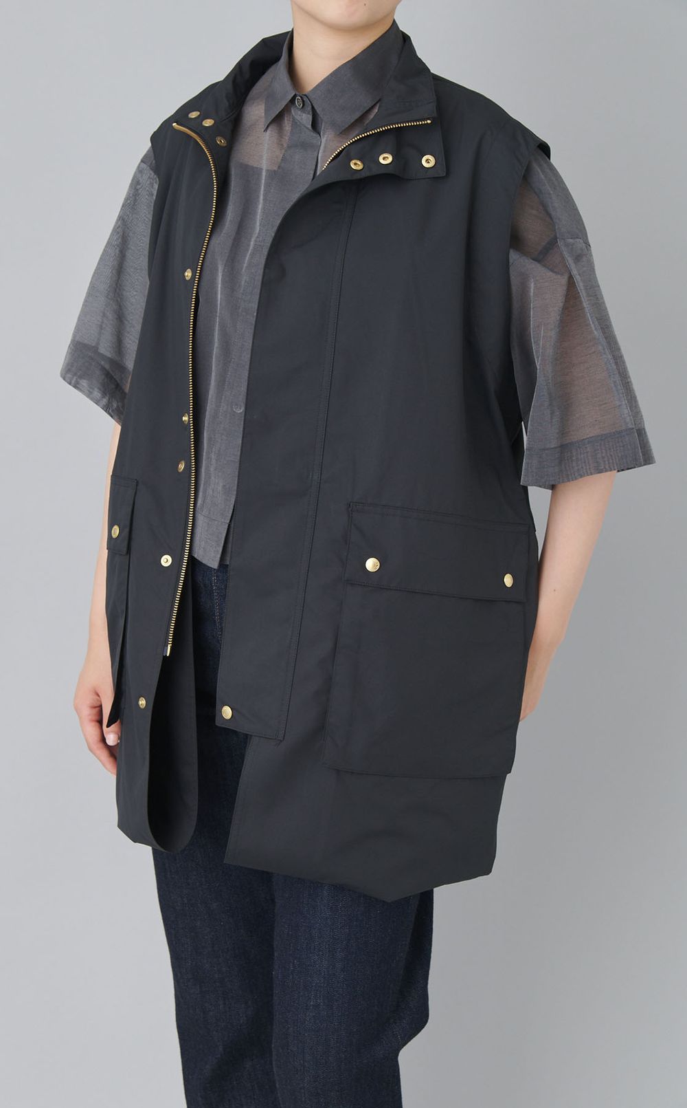 ライトタフタ2 wayジレ