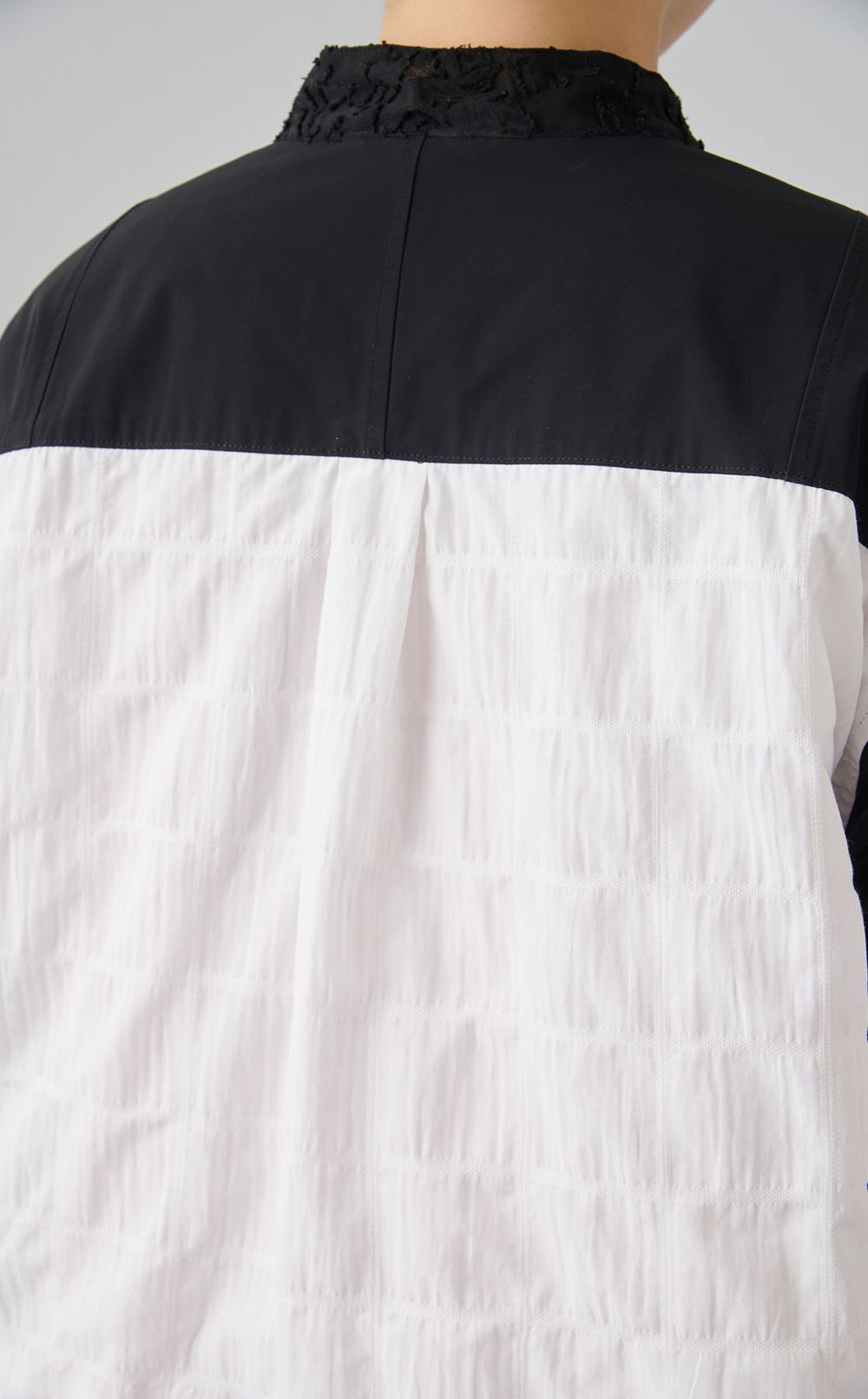 【reADdress】リメイクスタンドカラーシャツ