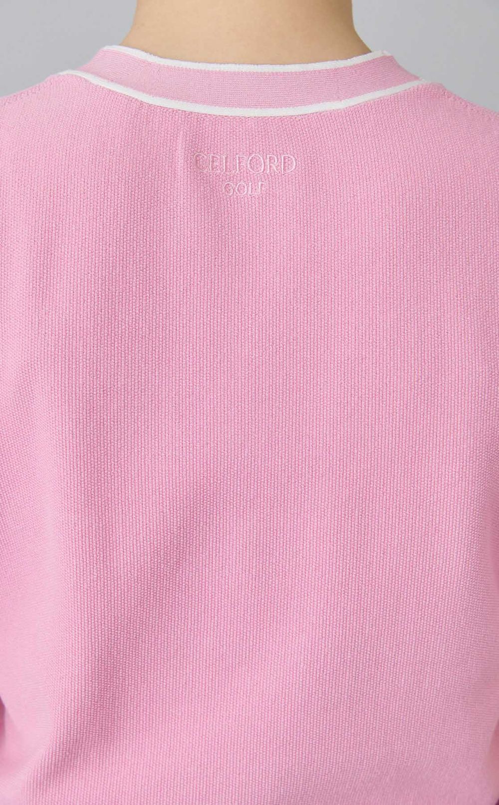 【手洗い可】ボウタイニットプルオーバー