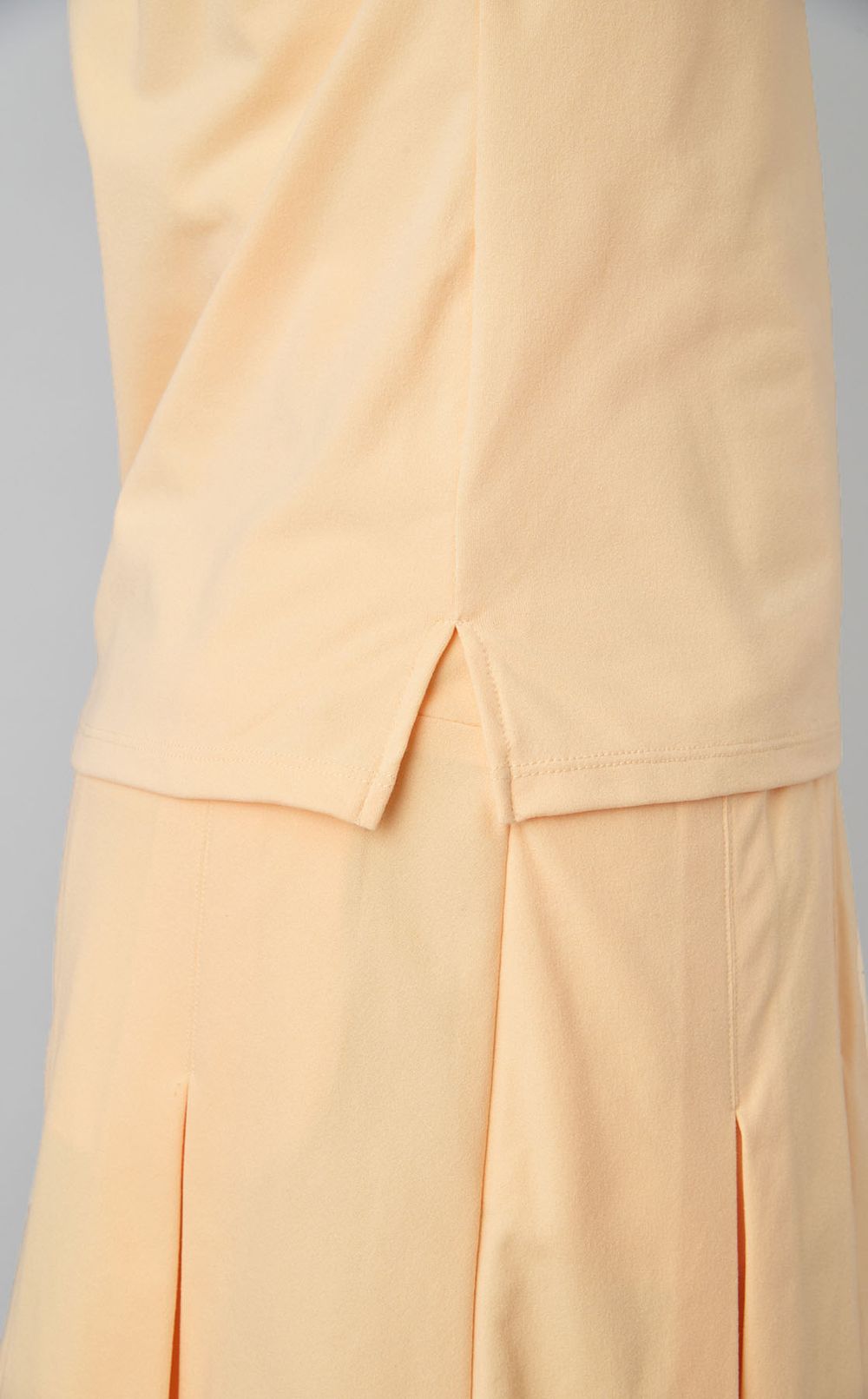 【手洗い可】タックデザインミニスカート