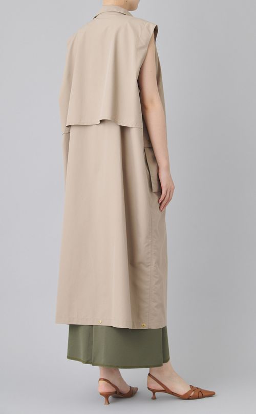 ライトタフタ2wayジレ