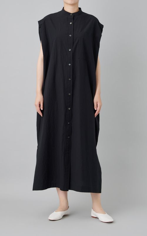 コットンオーバーサイズシャツワンピース