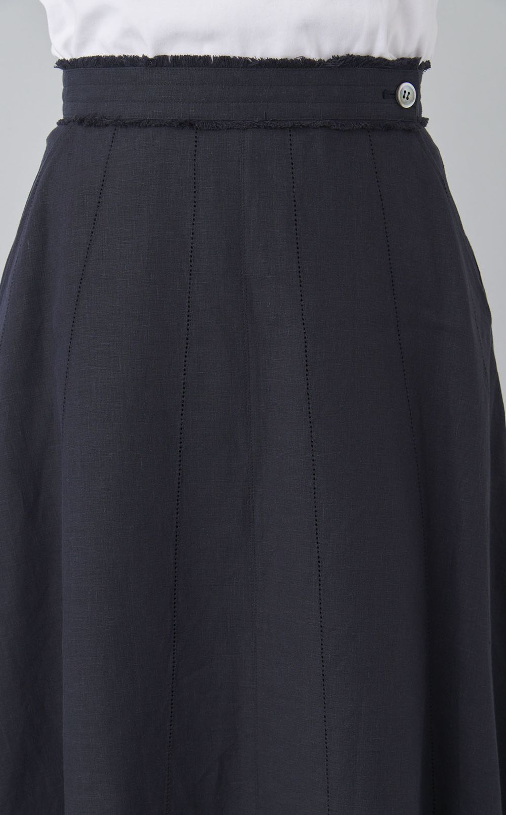 フレンチリネンAラインスカート