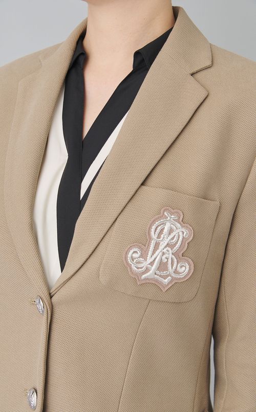 エンブレムピケジャケット