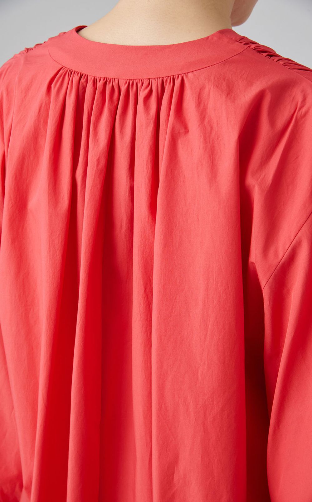 Aラインパフスリーブワンピース