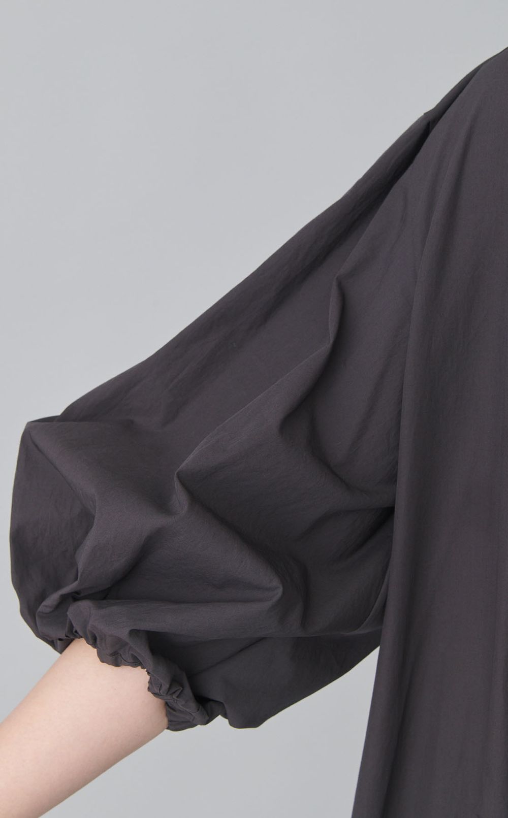 Aラインパフスリーブワンピース