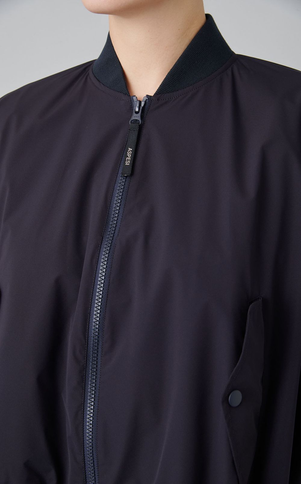 ナイロンMA-1ケープブルゾン