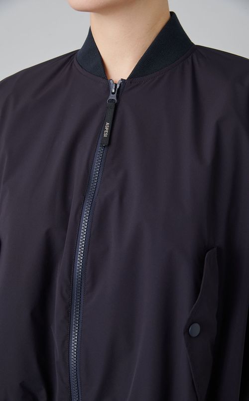 ナイロンMA-1ケープブルゾン