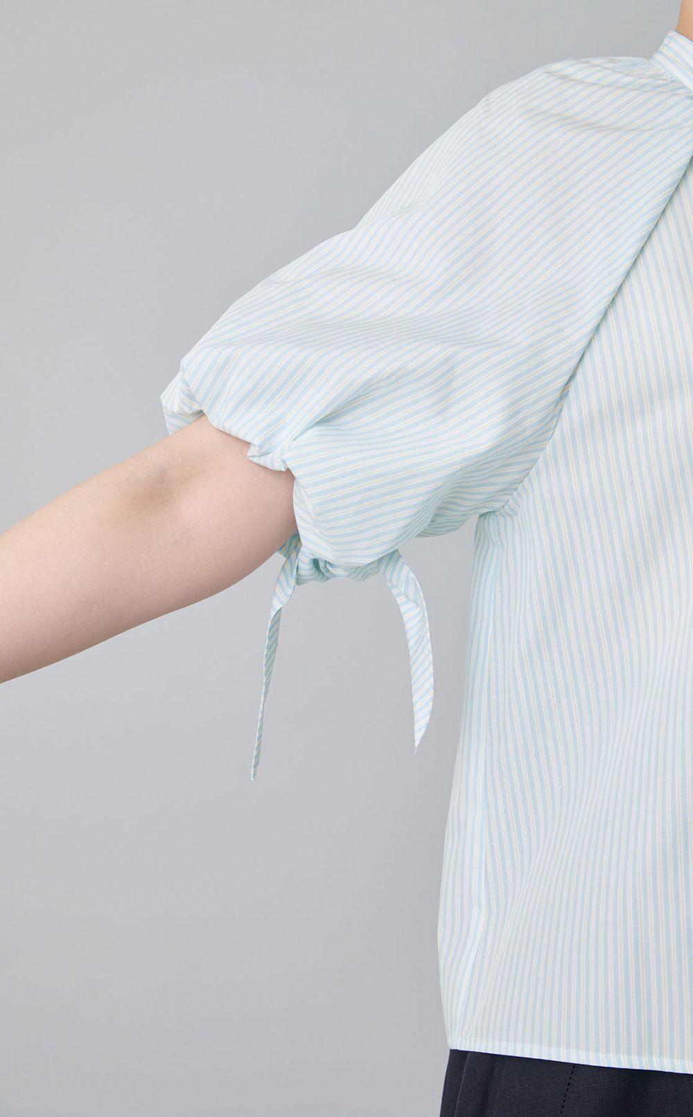 ブロードギャザースリーブブラウス