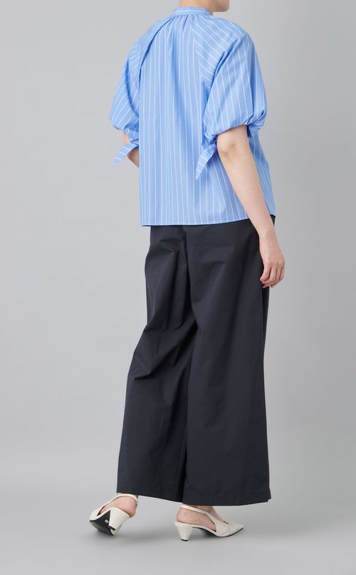 ブロードギャザースリーブブラウス