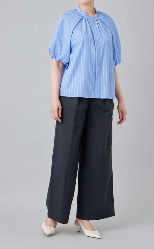 シルクネップワイドパンツ