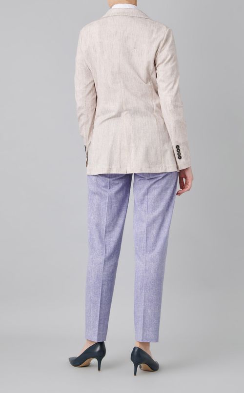 スリムロングピークドラペルジャケット