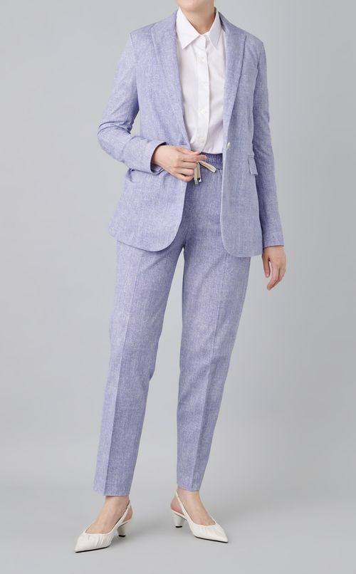 ヘリンボンナローラペルジャケット