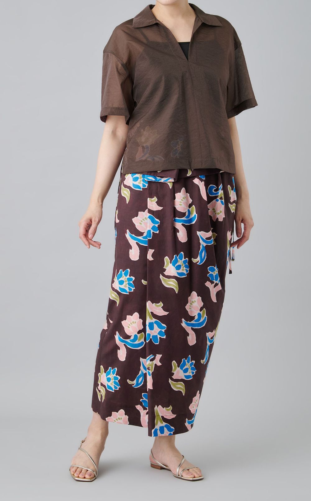 シアーオーガンジーシャツ