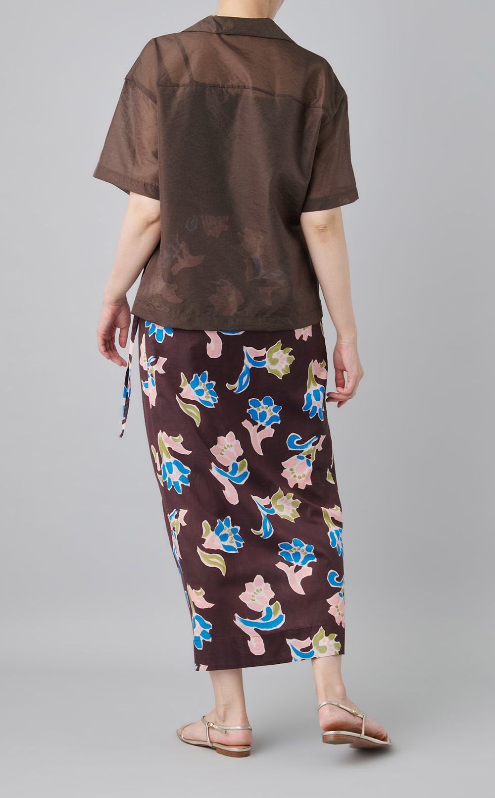 シアーオーガンジーシャツ