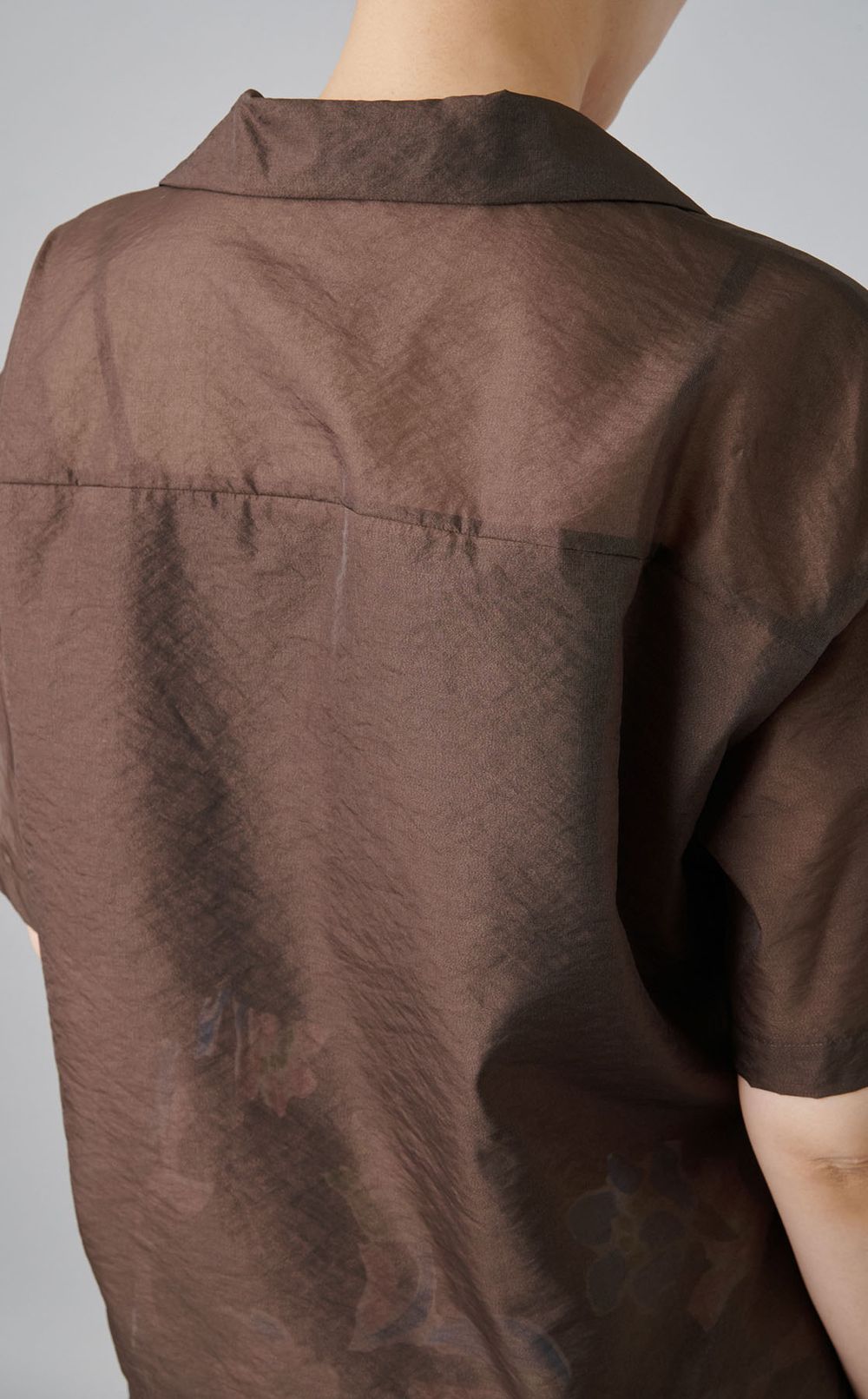 シアーオーガンジーシャツ